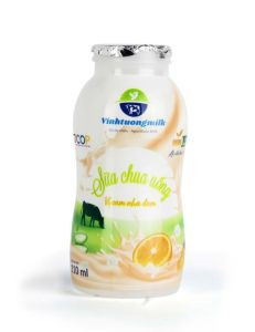 Sữa chua uống vị cam nha đam