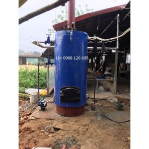 Lò Hơi Đốt Than Củi Công Suất 200kg/H - Công Ty Nồi Hơi Đông Anh Chế Tạo