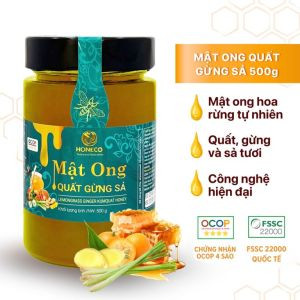 Mật ong Quất gừng sả 500g